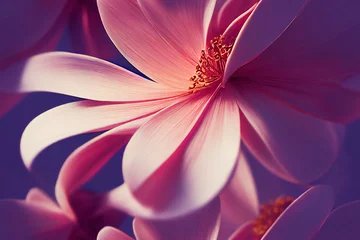 Nahtloses Blumenmuster. Blumen und grüne Blätter. Nahtloser Hintergrund für Verpackungen, Stoffe, Tapeten, Postkarten, Grußkarten, Hochzeitseinladungen, Banner, 3D-Rendering © Viks_jin
