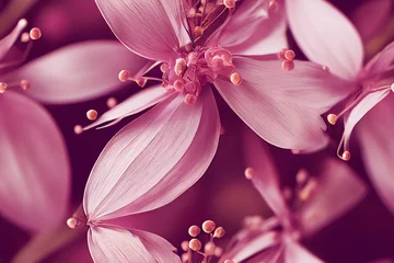 Nahtloses Blumenmuster. Blumen und grüne Blätter. Nahtloser Hintergrund für Verpackungen, Stoffe, Tapeten, Postkarten, Grußkarten, Hochzeitseinladungen, Banner, 3D-Rendering © Viks_jin