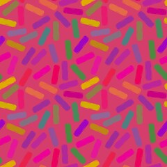 Sugar sprinkles seamless birthday cake pattern for wrapping and kids clothes print and holidays and fabrics and kitchen
