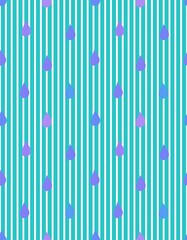 Autumn rain drops seamless vertical stripes pattern for wrapping and clothes print and kids and fabrics