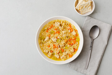 Overhead View of a Bowl of Vegan 