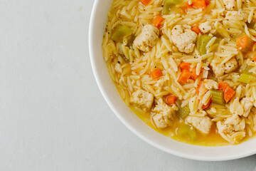 Overhead View of a Bowl of Vegan 