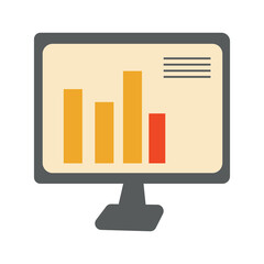 Data analysis concept. Business data analysis. Increase sales and skills. People analytics. Monitoring investment. Finance report graph. Charts and diagrams. Vector.