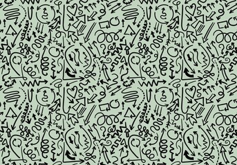 Abstract markers arrows seamless kids pattern for wrapping paper and clothes print and fabrics and linens and office
