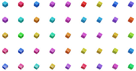 3d geometric shapes cube