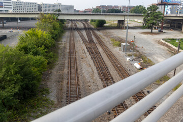 railway station in the country, Atlanta downtown