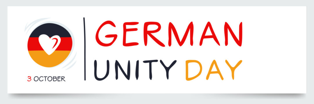 German Unity Day, held on 3 October.