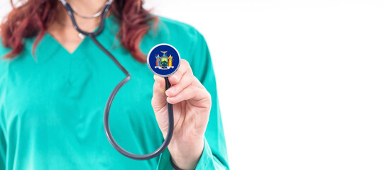 New York national healthcare system, New York female doctor