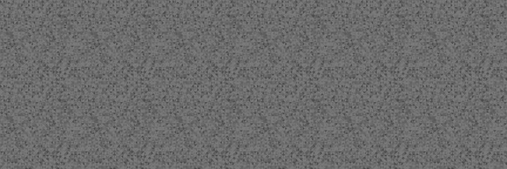 Seamless polygonal pattern. Abstract geometric texture. Tiled background. Low poly banner. Black and white illustration