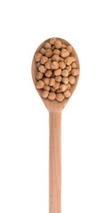 Pulses – Chick Peas on White Background