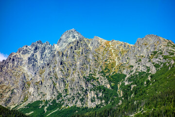 Fototapeta na wymiar High mountain nature High Tatras Slovakia