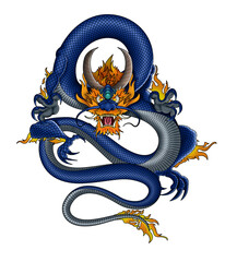 Sacred Blue Dragon © Matt Renaud