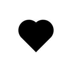 Love icon vector for web and mobile app. Heart sign and symbol. Like icon vector.