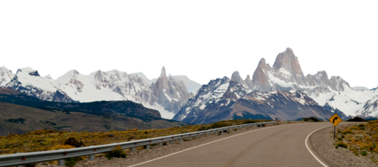 Patagonia,Argentina. View of Mount Fitz Roy,glacier,Global Warming,Climate Change.