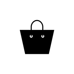 Shopping bag icon vector for web and mobile app. shopping sign and symbol