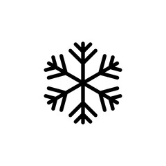 Snow icon vector for web and mobile app. snowflake sign and symbol