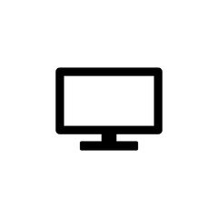 Tv icon vector for web and mobile app. television sign and symbol