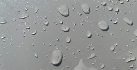 Water droplets perspective through white color surface good for multimedia content backgrounds
