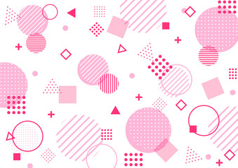 abstract background with pink geometric patterns