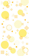 abstract background with yellow geometric patterns