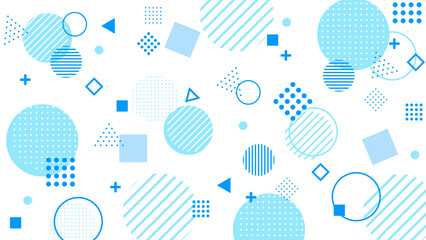 abstract background with blue geometric patterns