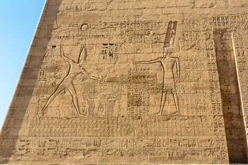 Medinet Habu temple in Luxor
