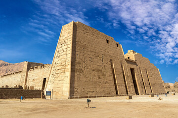 Medinet Habu temple in Luxor