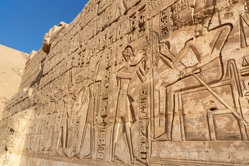 Medinet Habu temple in Luxor