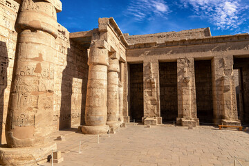 Obraz premium Medinet Habu temple in Luxor