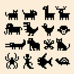 Pixel of Animals © Tirtonirmolo