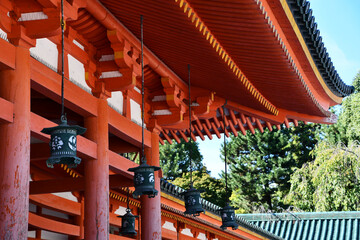 京都 平安神宮 灯篭