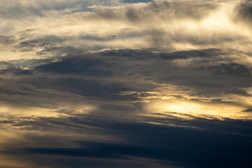 Fototapeta premium sunset in the clouds