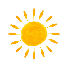 Watercolor Sun.