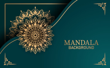 Luxury ornamental mandala design background