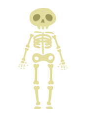 person with skeleton costume