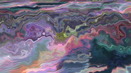 Abstract luminous textured liquid background