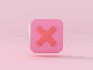 Obraz premium 3d render abstract object no