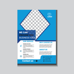 Business letterhead Flyer Template  Vector Design Corporate 