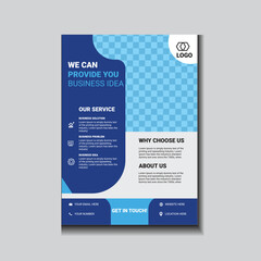 Business letterhead Flyer Template  Vector Design Corporate 