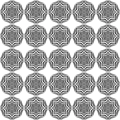 Behang Ceramic Tile pattern, mandala, kaleidoscope , design pattern abstract background © bambambu