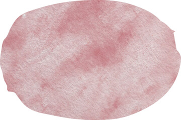 Watercolor stripe painted on clean white background