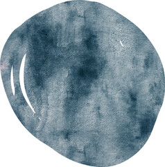 Watercolor stripe painted on clean white background