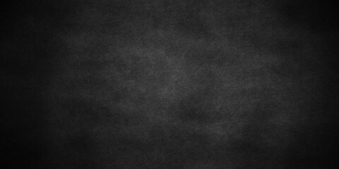 Obraz na płótnie Canvas Dark Black stone concrete grunge texture and backdrop background anthracite panorama. Panorama dark grey black slate background or texture. 