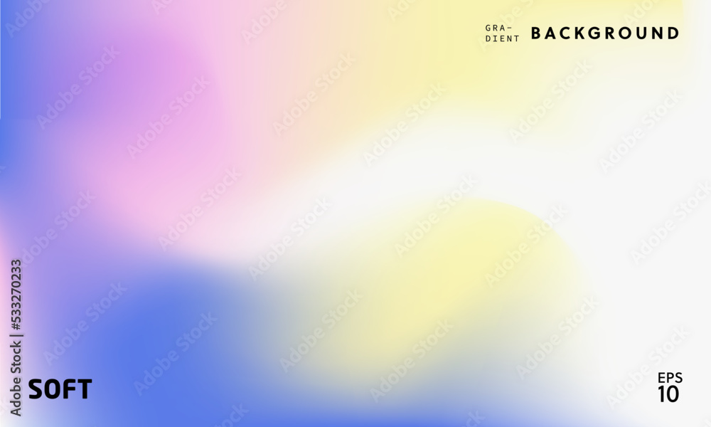 Poster Abstract trendy in blending gradient color for background. Smooth minimalist color texture for poster template, cover, presentation, web and creative print.