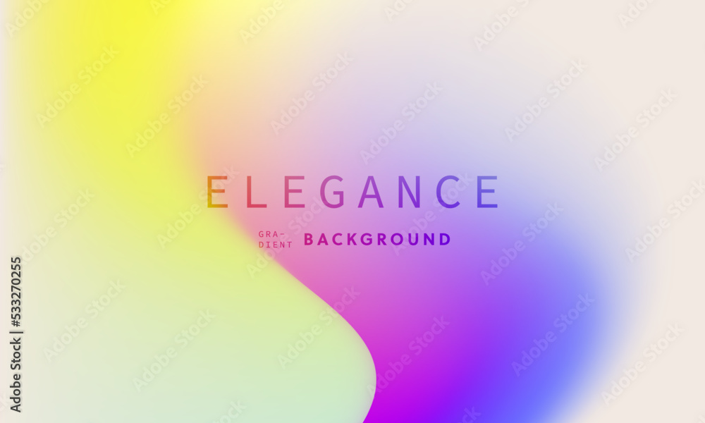 Aufkleber abstract trendy in blending gradient color for background. smooth minimalist color texture for poste