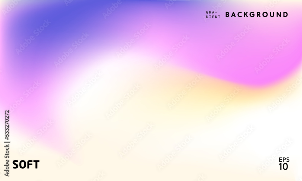 Aufkleber abstract trendy in blending gradient color for background. smooth minimalist color texture for poste