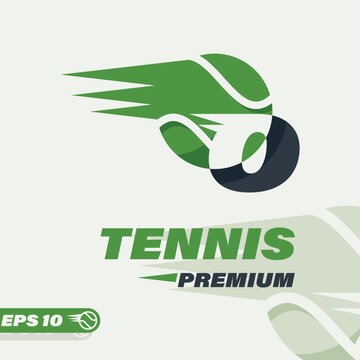 Tennis Ball Alphabet O Logo