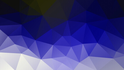 Vector low poly blurred flag of Estonia. Stylized Estonian flag. Polygonal geometric illustration. Patriotic background