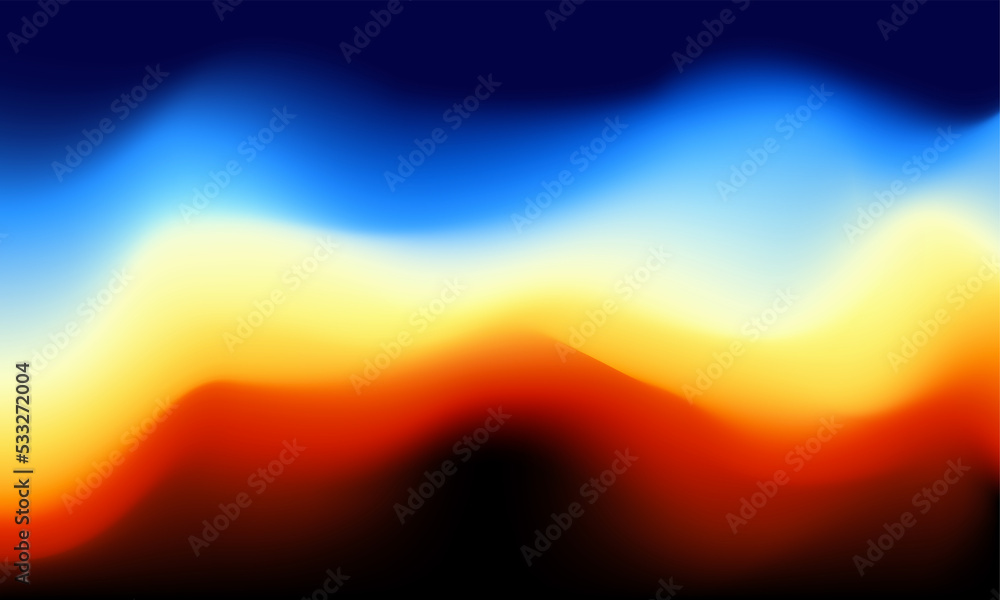 Aufkleber abstract trendy in blending gradient color for background. smooth minimalist color texture for poste