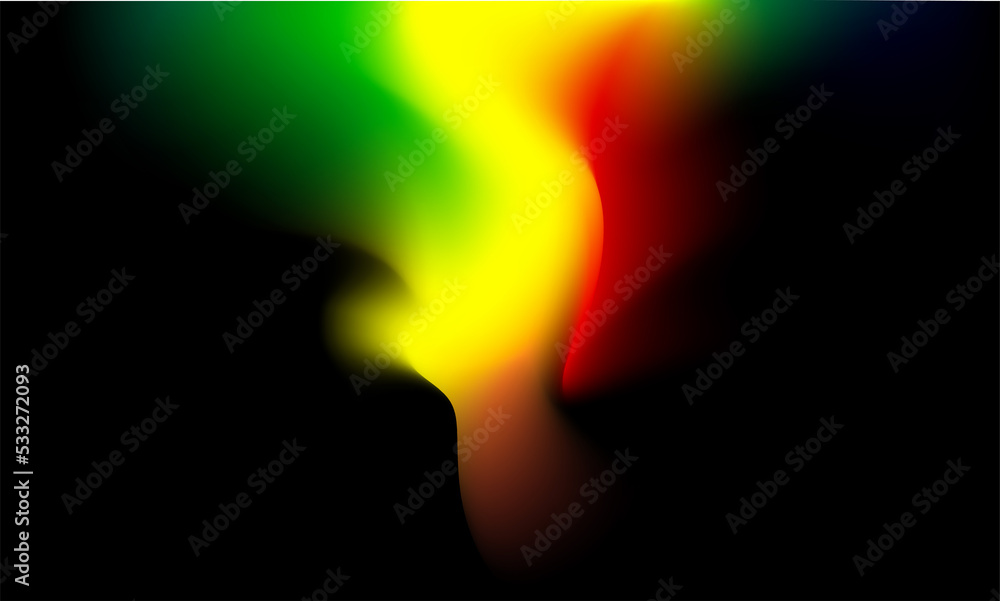 Poster abstract trendy in blending gradient color for background. smooth minimalist color texture for poste